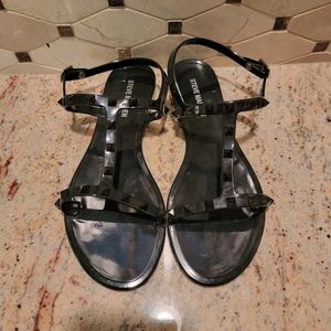 Size 8 black Steve Madden jelly sandals